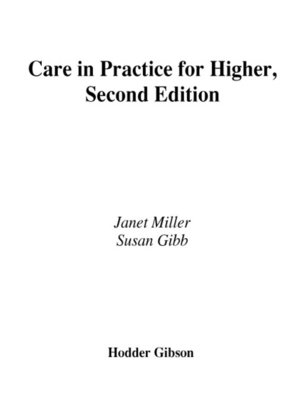 cover image of Care in Practice for Higher